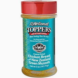 Northwest Naturals 5oz chicken with green mussels freeze dried topper