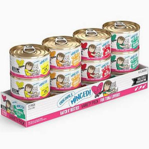 Weruva BFF MNCED 12 pack Batch O’ Besties Variety Pack, 3-oz