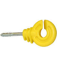 Screw in insulator yellow 25pk