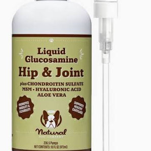 Natural dog company 16oz liquid glucosamine dog supplement
