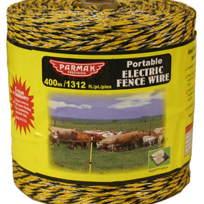 Heavy duty yellow black wire 1312ft
