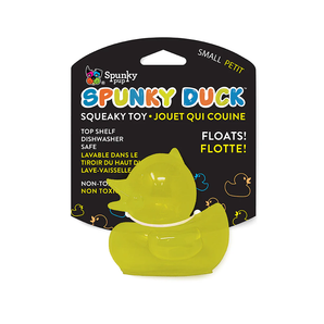 Spunky pup duck - squeaky toy, small