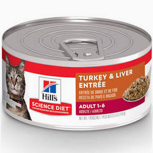 Science Diet 5.5oz Adult Cat Turkey & Liver
