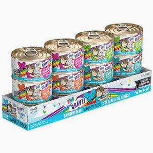 Weruva BFF OMG GRAVY 12pk Cat Rainbow Road Variety Pack, 2.8-oz