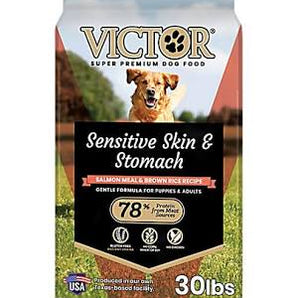 Victor Sensitive Skin & Stomach Salmon & Brown Rice 30lb