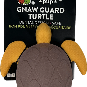 Spunky pup gnaw guard squeaky toy, sea turtle