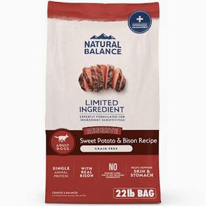 22lb Limited Ingredient Grain Free Sweet Potato & Bison