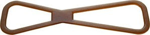 Indipet 16” tug toy natural rubber