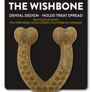 Spunky pup the wishbone nylon chew toy, small