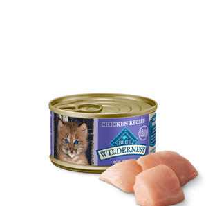 Blue Cat 3oz Wilderness GF Kitten Chicken