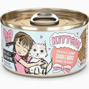 Weruva BFF Kitten 2.8oz Cuddle Buds! Chicken,Tuna and Salmon