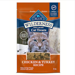 Blue Wilderness Cat Chicken & Turkey Treat 2oz