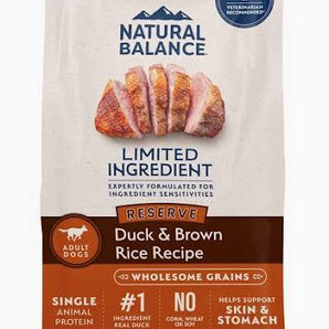 Natural Balance Limited Ingredient Diet Duck and Brown Rice 4lb Dog Food