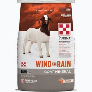Purina 25lb Wind & Rain Goat Mineral