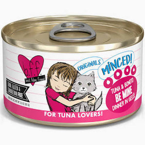 Wruva BFF MINCED 3oz Cat Tuna & Pumpkin Valentine Dinner in Gravy