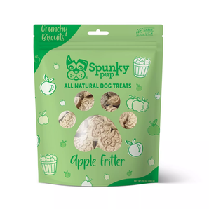 Spunky pup apple fritter, crunchy biscuit treats, 10oz