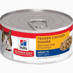 Science Diet 5.5oz Adult Cat 7+ Tender Chicken