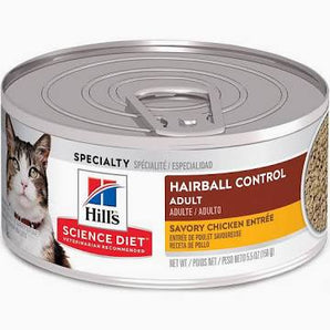 Science Diet 5.5oz Adult Cat Hairball Chicken