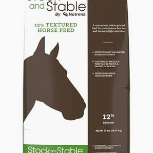 Stock & Stable 50lb 12% Horse Textured