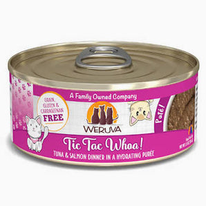 Weruva Cat Pate 5.5oz Tic Tac Whoa! Tuna & Salmon Dinner in a Hydrating Puree