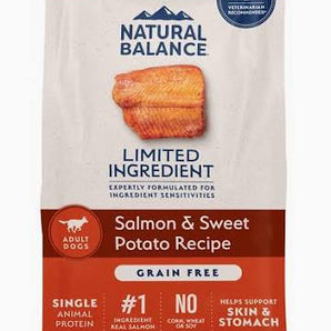 Natural Balance limited ingredient diet sweet potato fish 4.5lb dog food