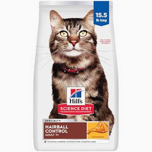 Science Diet 15.5lb Adult 7+ Hairball
