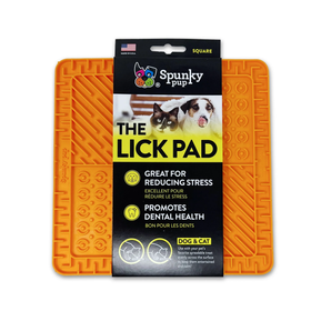 Spunky pup lick pad, square