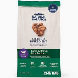 26lb Limited Ingredient Lamb & Brown Rice Adult Large Breed