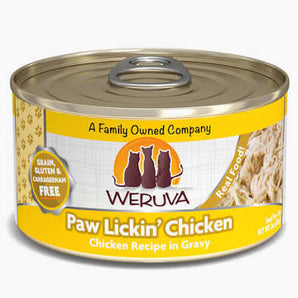 Weruva Classic Cat 3oz Paw Lickin’ Chicken Recipe in Gravy