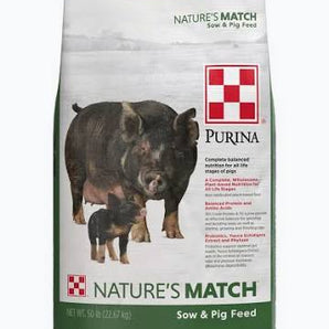 Purina 50lb Match Sow Pig
