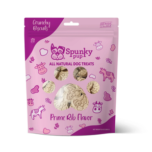 Spunky pup prime rib, crunchy biscuit treats, 24oz