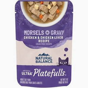 3oz GF Platefuls Morsels in Gravy Chicken & Chicken Liver