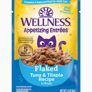 Wellness 1.4oz flaked tuna & tilapia