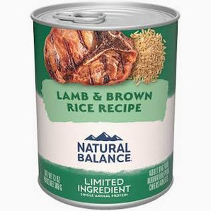 Natural Balance Limited Ingredient Lamb Brown Rice 13oz Dog Food