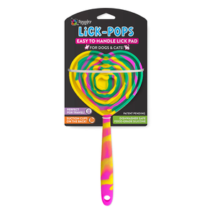 Spunky pup lick-pops heart