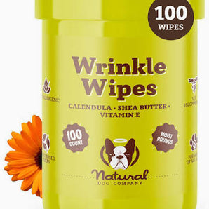Natural dog company 100ct wrinkle wipes