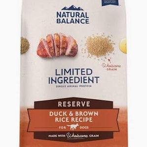 Natural Balance Limited Ingredient Diet Duck and Brown Rice 12lb Dog Food
