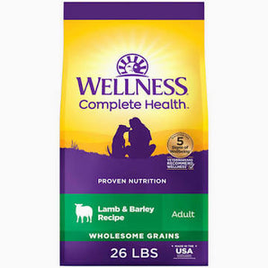 Wellness 26lb lamb & barley