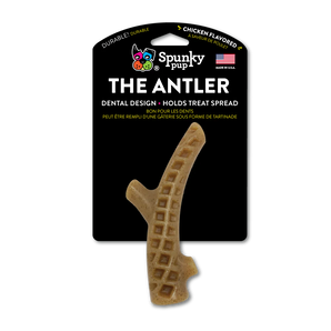 Spunky pup the antler nylon chew toy, deer
