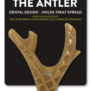 Spunky pup the antler nylon chew toy, elk