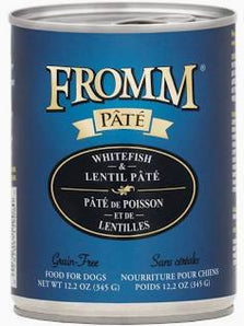 Fromm 12.2oz GF Whitefish & Lentil Pate