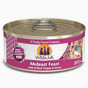 Weruva Classic Cat 5.5oz Mideast Feast with Grilled Tilapia in Gravy
