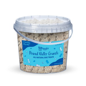 Spunky pup peanut butter crunch, bucket of biscuits 4lb
