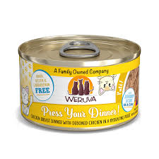 Weruva Cat Pate 3oz Press Your Dinner! Chicken Breast Dinner w/ Deboned Chicken in Puree