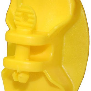 Rod post insulators yellow 25pk