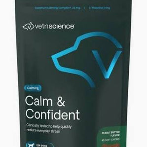 Vetriscience 45ct composure peanut butter dog supplement
