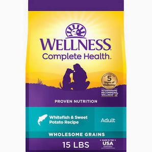 Wellness 15lb fish & sweet potato
