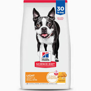 Science Diet 30lb Adult Light Small Bites Chicken