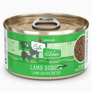 Weruva Cats in the Kitchen 3.2oz Lamb Burger-ini Lamb Recipe Au Jus