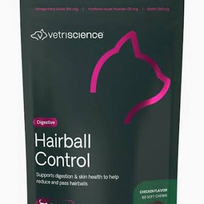 Vetriscience 60ct cat hairball chews